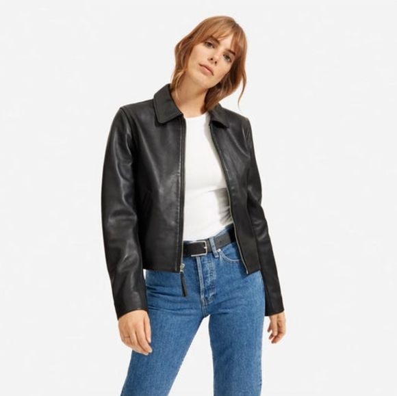 Everlane Modern Leather Jacket - Picture 1 of 6